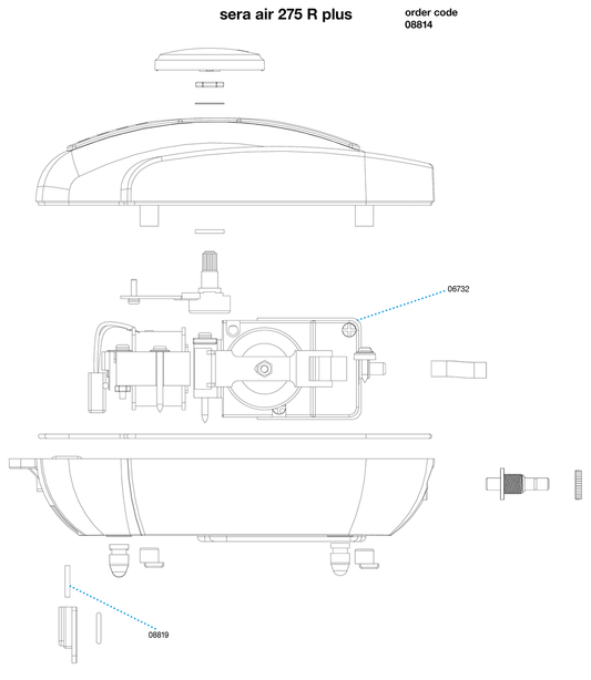 Sera Air 275 R Plus Air Pump