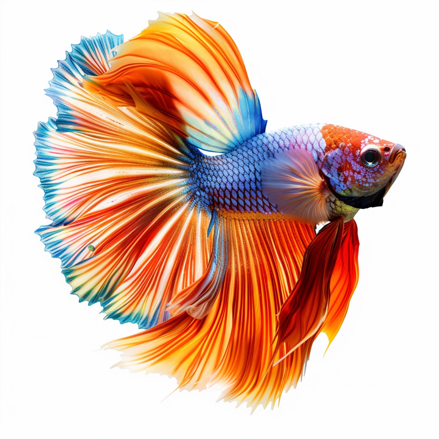 Premium Malaysian Golden Blue Base Arowana Copy 7