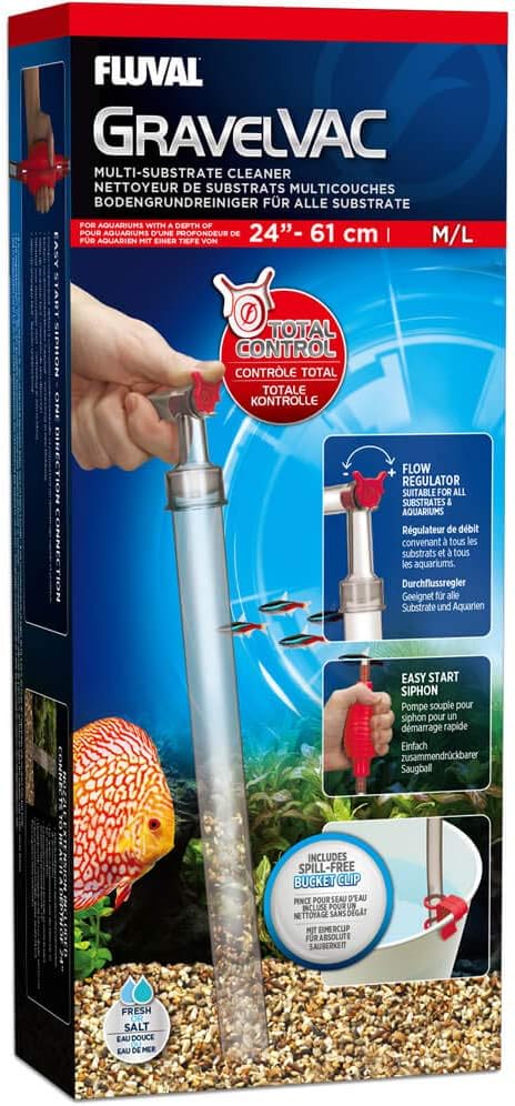 FLUVAL GRAVEL VAC M/L TANKS UP TO 60CM