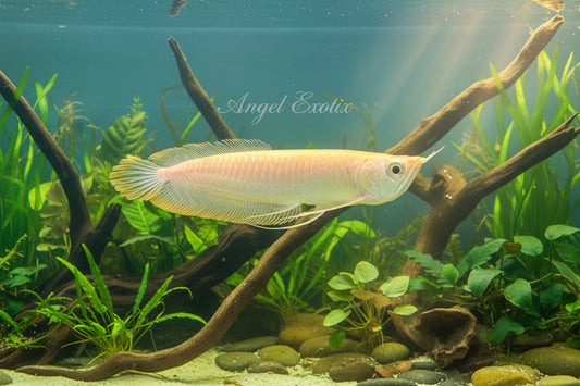 ALBINO SILVER AROWANA
