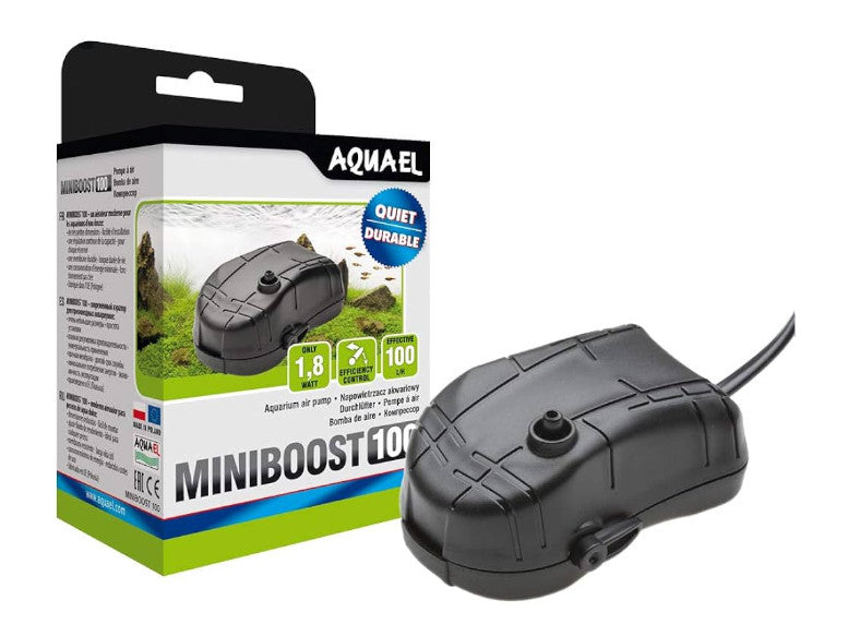 AQUAEL MINI BOOST AIR PUMP-TWIN O/LE
