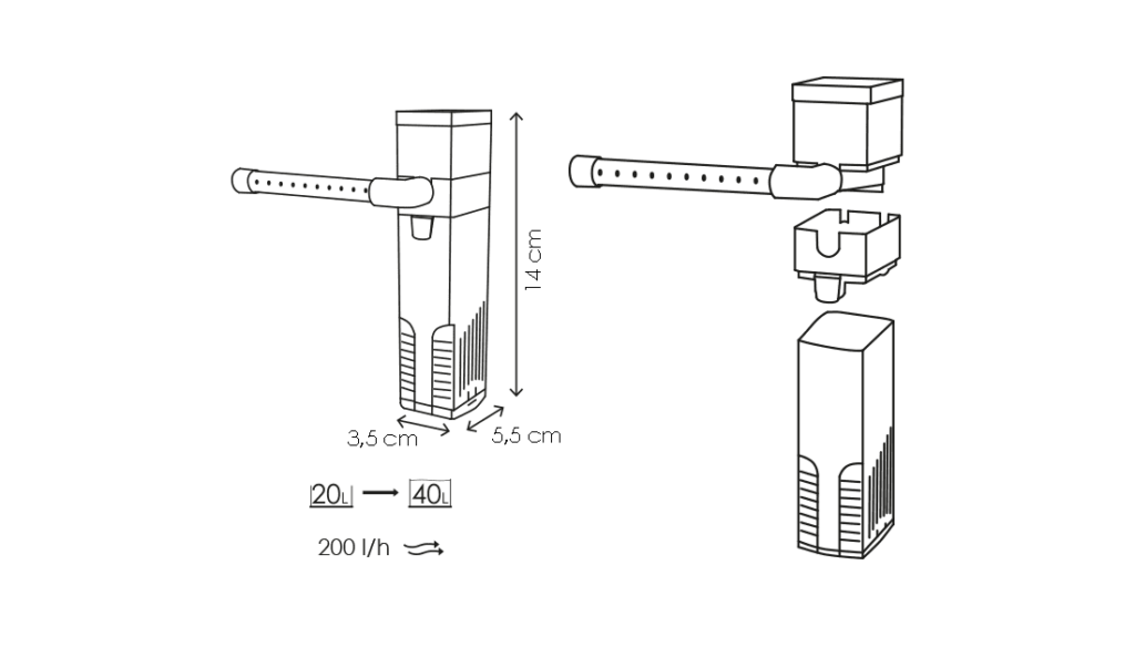 Ciano CF40 Internal Power Filter
