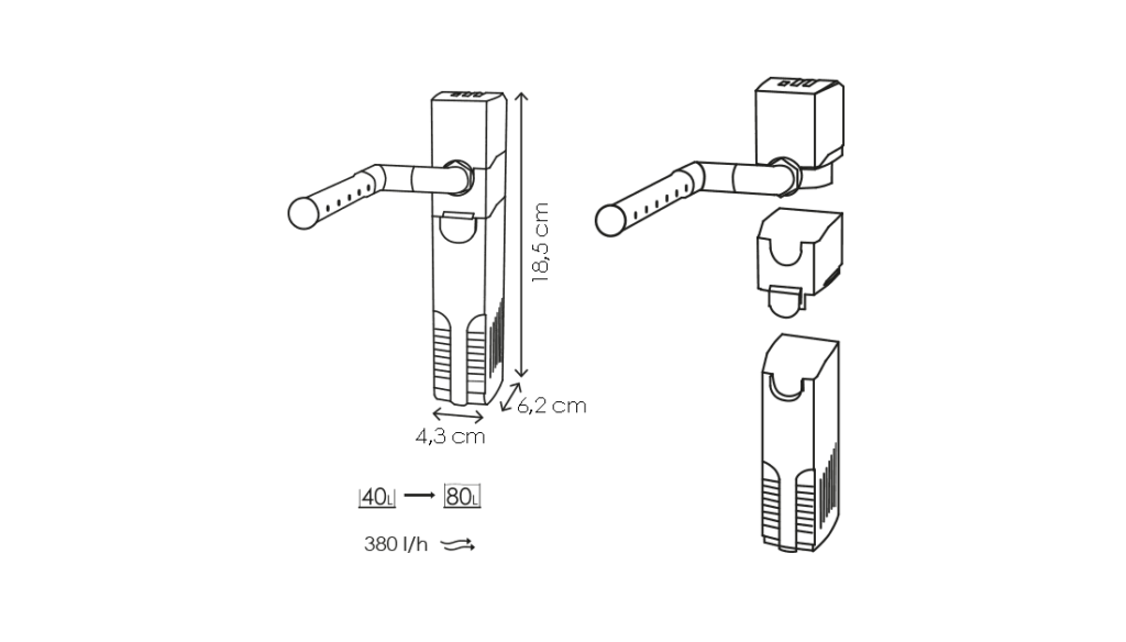 Ciano CF80 Internal Power Filter