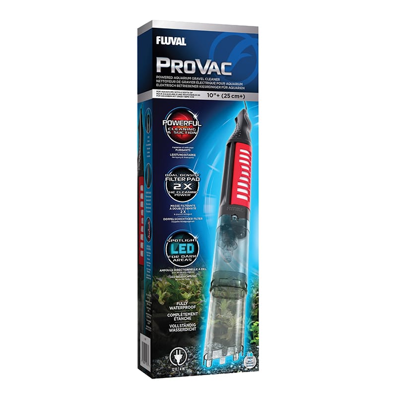 Fluval ProVAC Powered Aquarium Gravel Cleaner, 10″+ / 25 cm