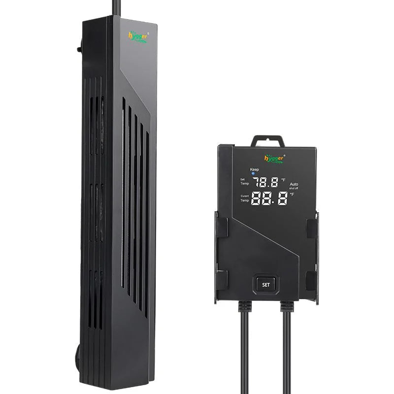 Hygger Black Hole Aquarium Heater with LED